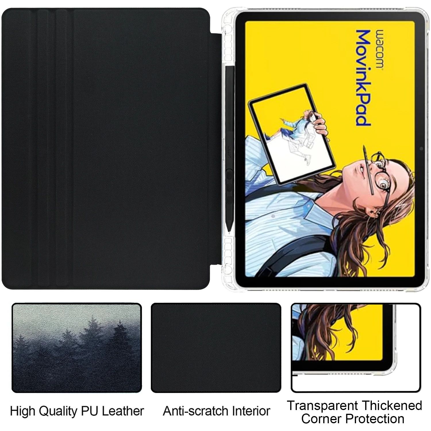 Funda transparente de TPU con - Wacom Tablet Accessories reseña y precio