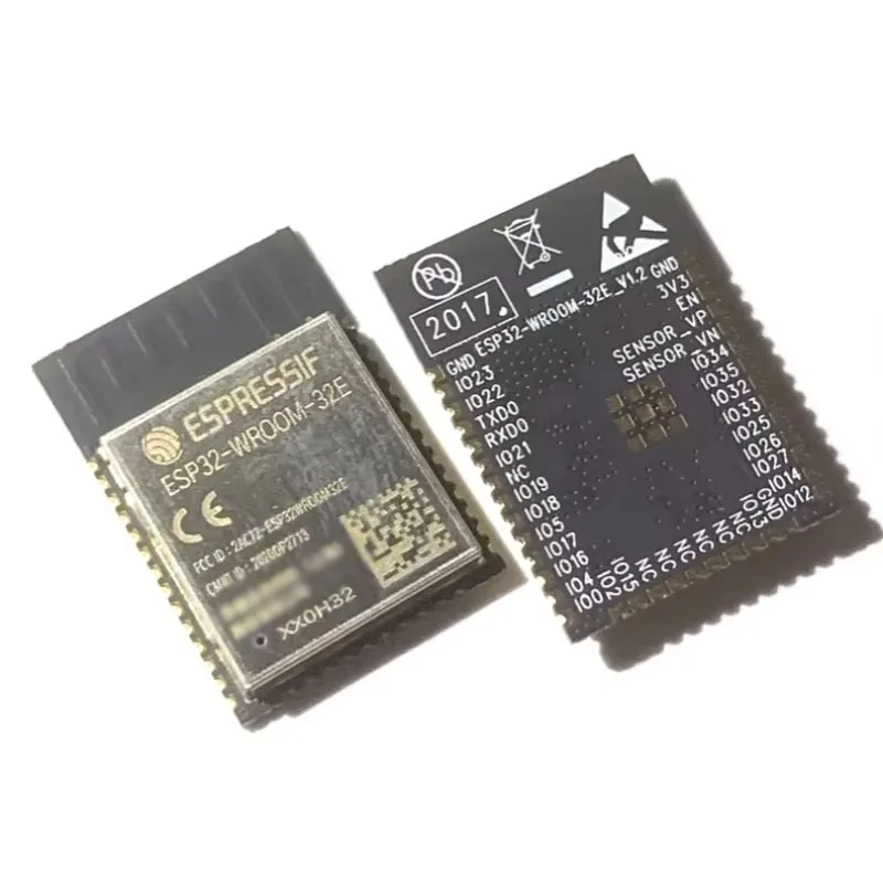 ESP32-WROOM-32E 4 МБ, 8 МБ, 16 МБ, двухъядерный беспроводной Wi-Fi, BT-совместимый модуль MCU IOT ESP32 WROOM 32E, беспроводной модуль