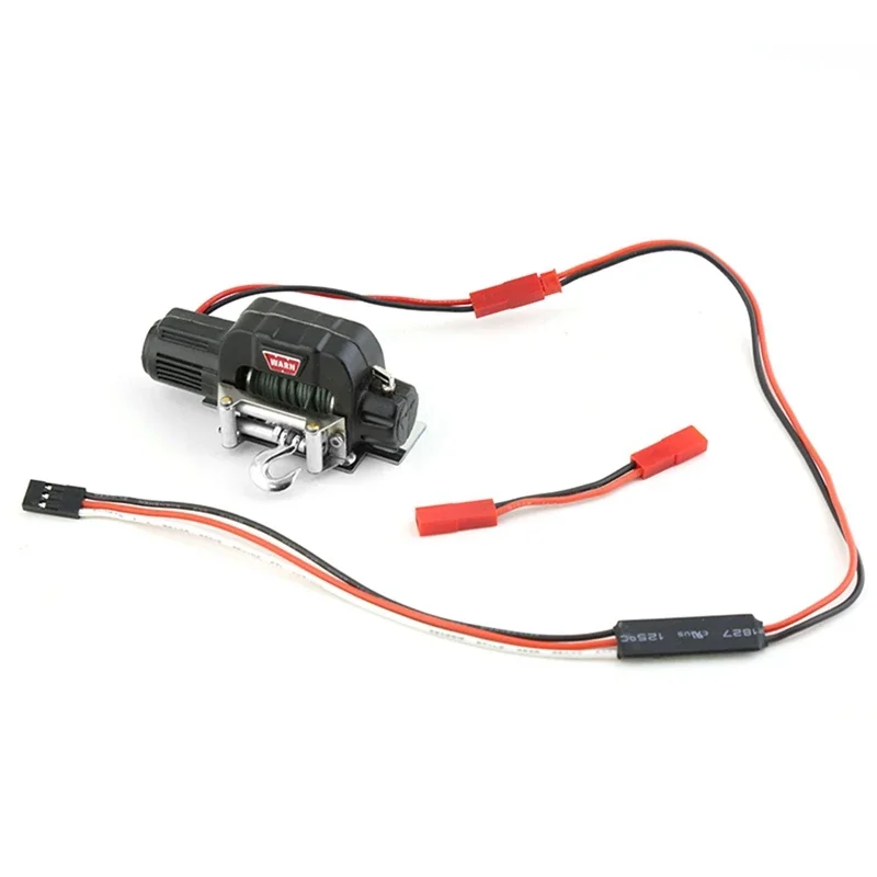 

3CH Winch Remote Controller w/High Voltage Cable & Adapter Plug for RC Crawler SCX10 TRX4 Tamiya 1/10