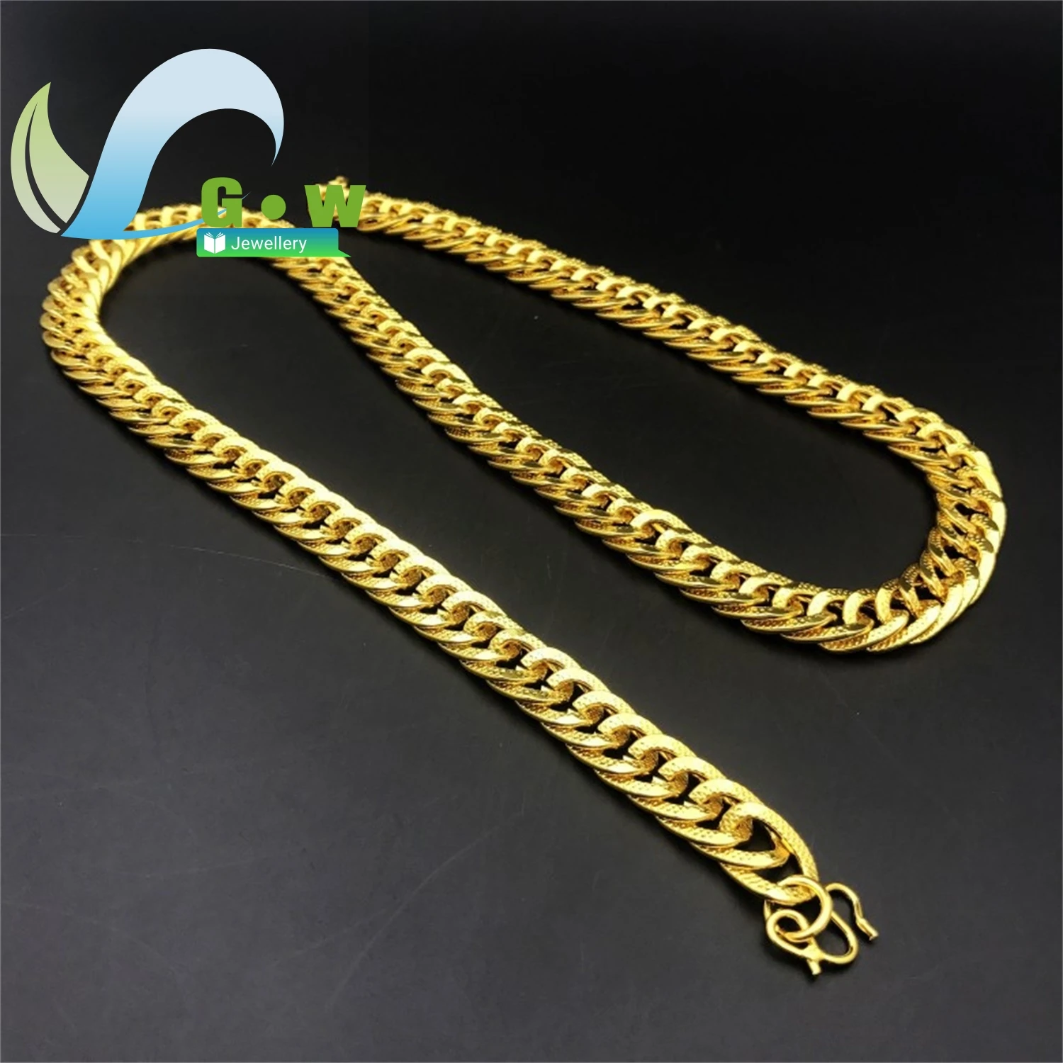 Flat Snake Chain Ne… - image