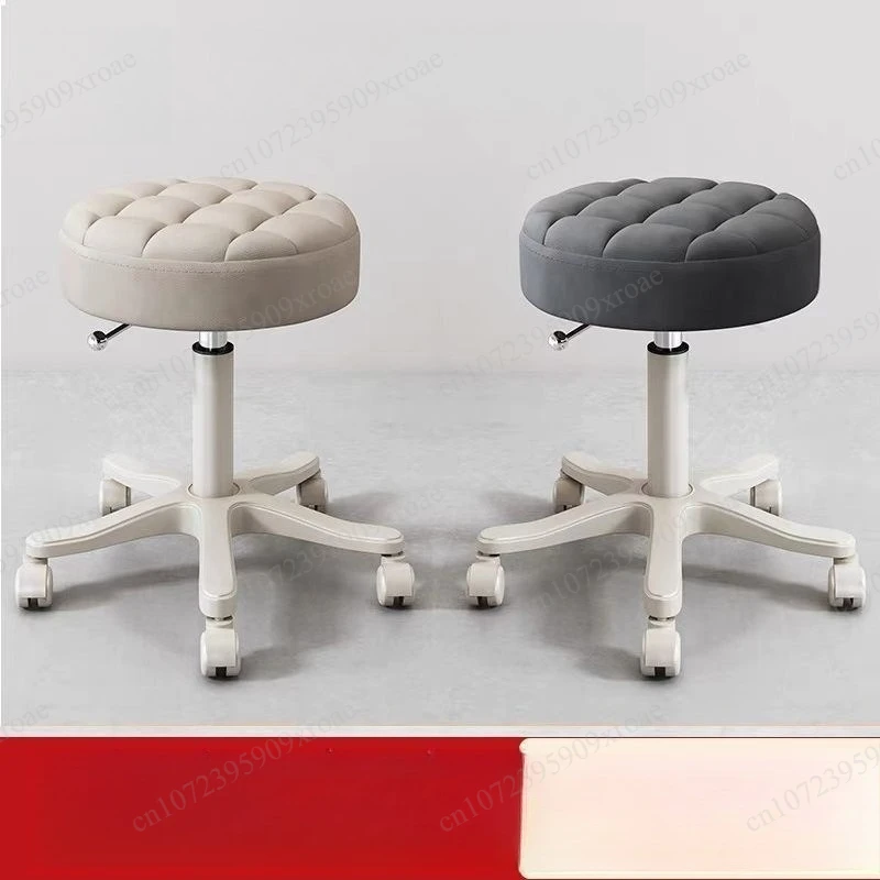 Beauty stool, special rotating lifting pulley for beauty salons, hair salon chair, barber shop home manicure round stool