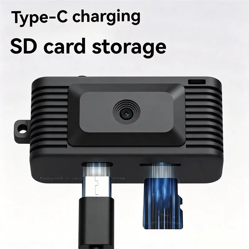 CGDS-Retro Video Recorder Keychain Digital Camera 1920X1080 30Fps HD Portable Sports Camcorder For Kids Gift B