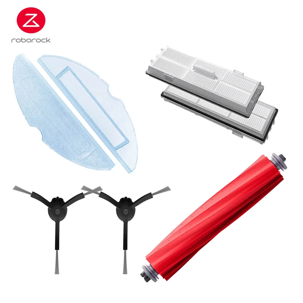 Originele Roborock S7 Accessoire Dweil Wasbaar Filter Zijborstel Stofzak Rol Hoofdborstel Voor S7 + Robotstofzuiger Reserveonderdelen