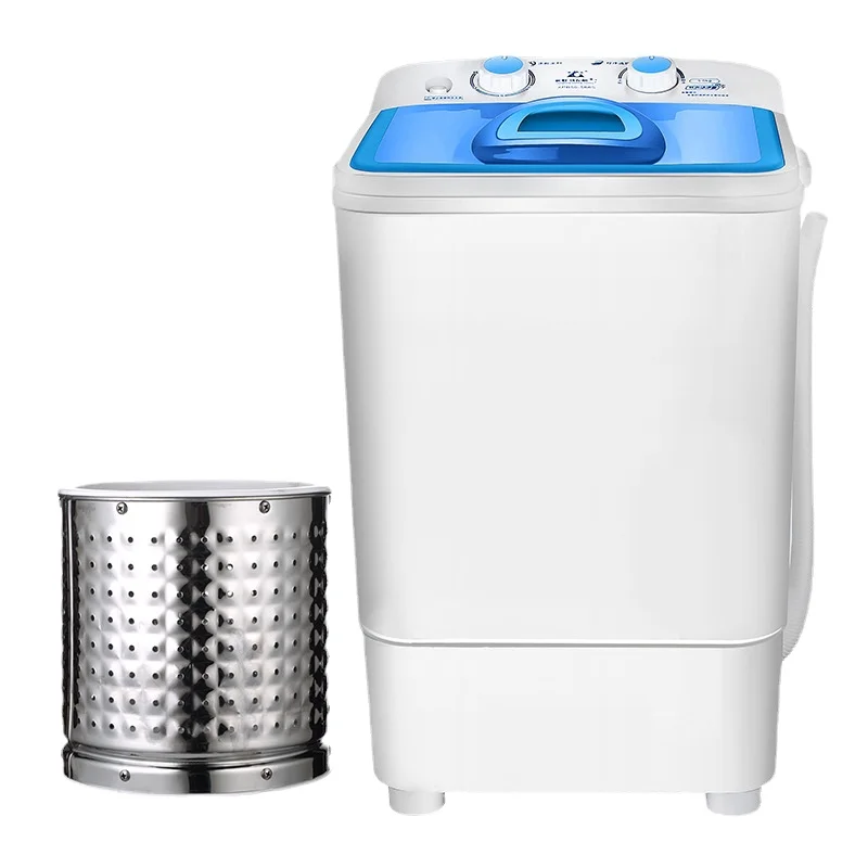 220v único cilindro roupa máquina de lavar roupa semi automática roupa interior inferior tomada barril de aço inoxidável máquina de lavar roupa barato