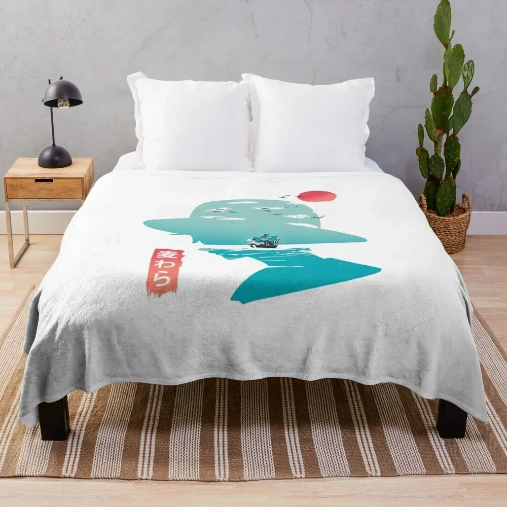 

Good day to sail Throw Blanket Flannel Fabric Soft Beds Blankets