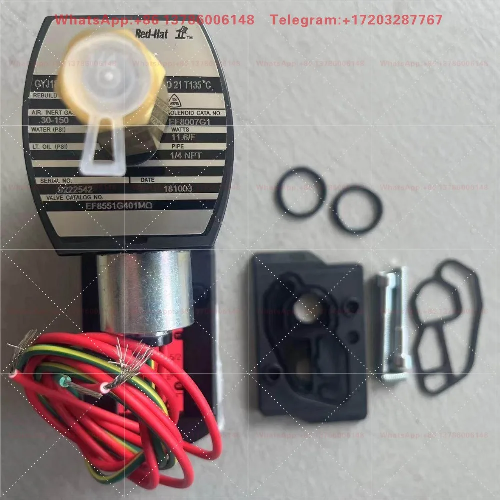 Two-position five-way mount explosion-proof CT4 solenoid valve EF8551G401MO 24VDC original