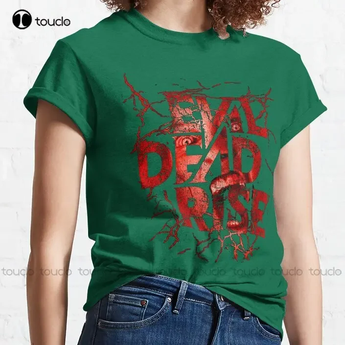 Evil Dead Rise Movie, Evil Dead Rise  Classic T-Shirt Men'S Novelty T-Shirts Printed Tee Custom Gift Xs-5Xl Streetwear
