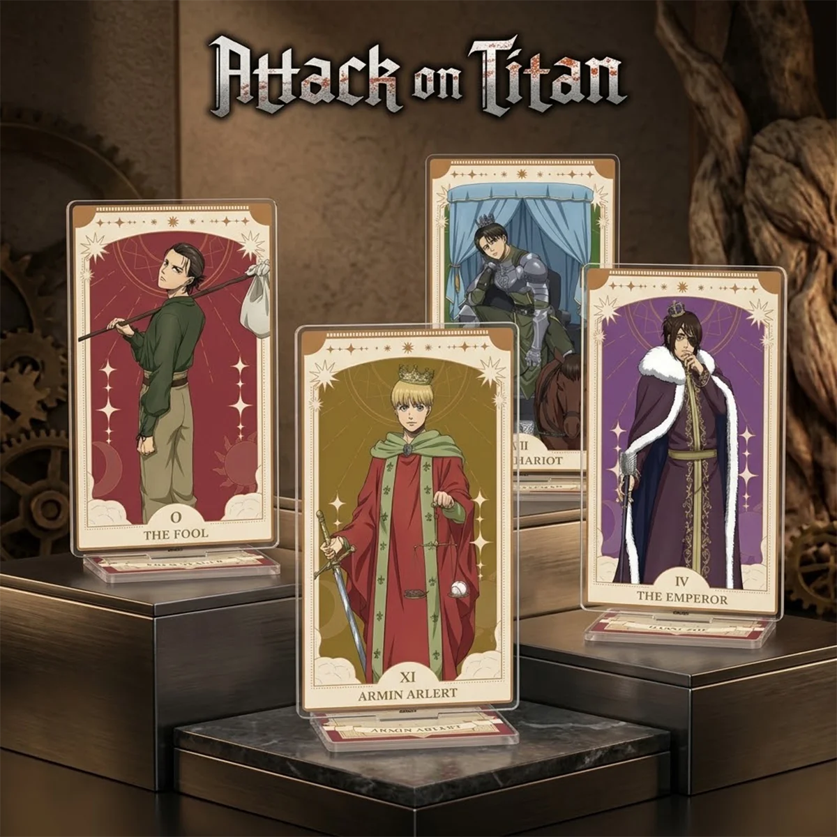 Anime Attack on Titan Levi 15cm Acrylic Stand Combo Halloween Present Anime Figure Collectible Merch Keychain