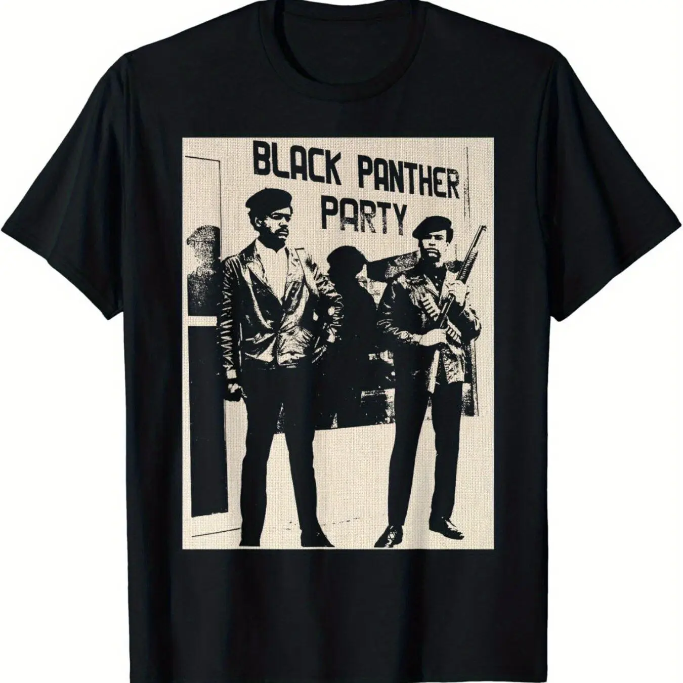 BPP Vintage Black History Self Defense Black Panthers Party T-Shirt