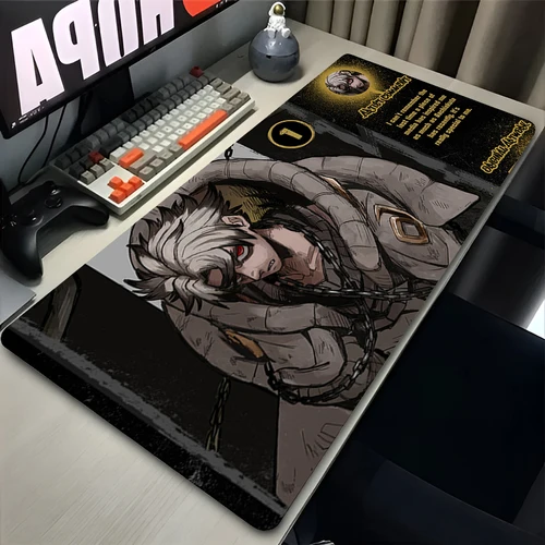 Imagen 2 del producto Alfombrilla de ratón de goma para ordenador portátil de oficina, alfombrilla de ratón de Anime japonés Gachiakuta, alfombrilla para teclado de jugador con impresión HD, accesorios para juegos, alfombrilla para ratón de escritorio