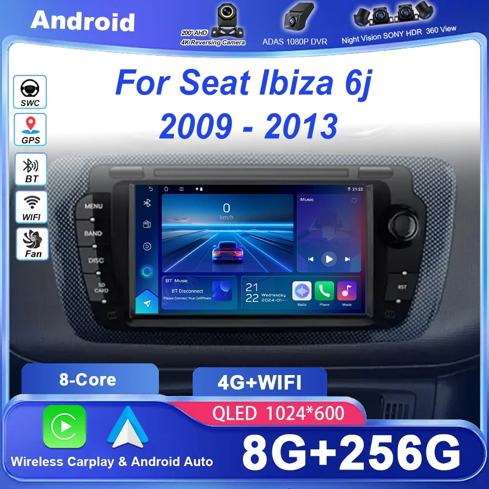 6'' Android 15 Auto…