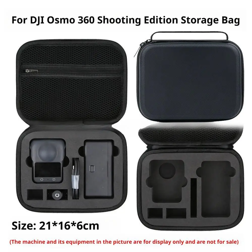 Mała torba podróżna na akcesoria do kamery, organizer, uniwersalny twardy futerał do przechowywania akcesoriów do kamery DJI Osmo 360