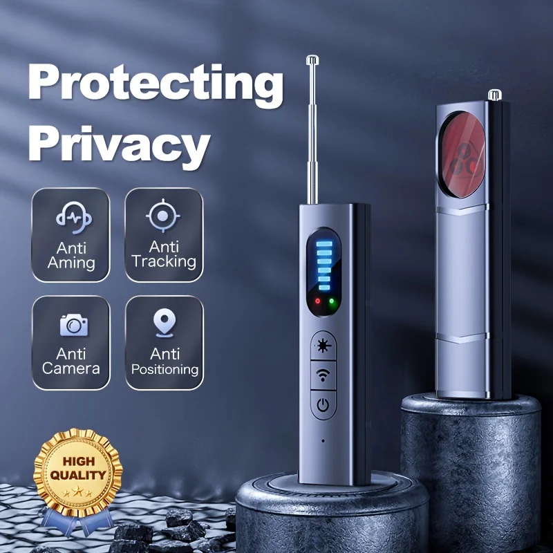 Hidden Camera Detector for Hidden Camera T15 Anti Spy Detector Professional GPS Wiretapping Search Devices Security Protection