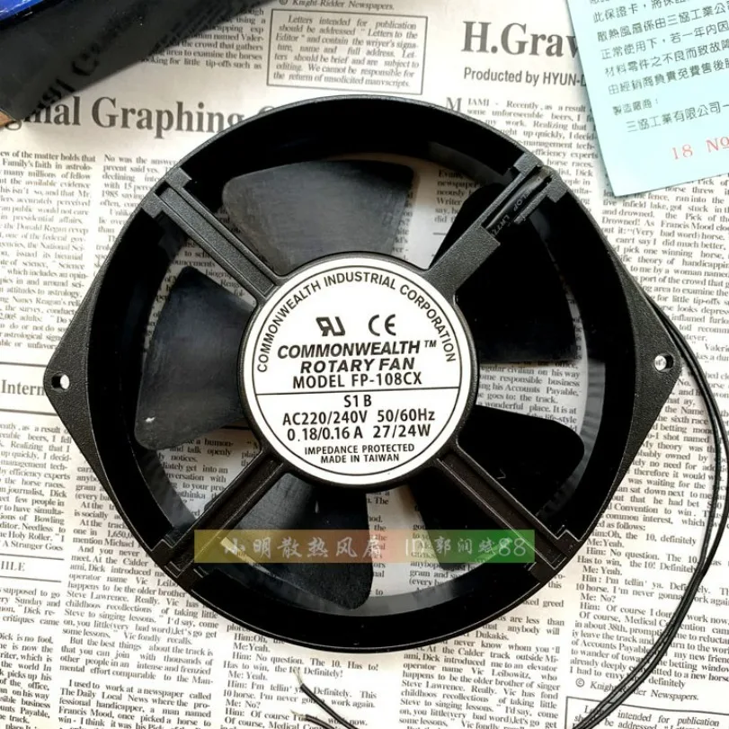 

Для Тайваня Sanxie FP-108CX-S1-B 220 В 0,16 А 24 Вт 16238 15038 инверторный вентилятор гарантия 1 год