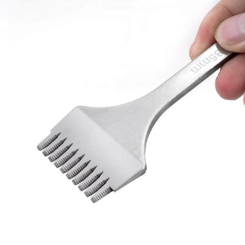 For Leather Tools, Slanted Flat 2.7/3 0/3.38/3.85 Pitch Leather Punching