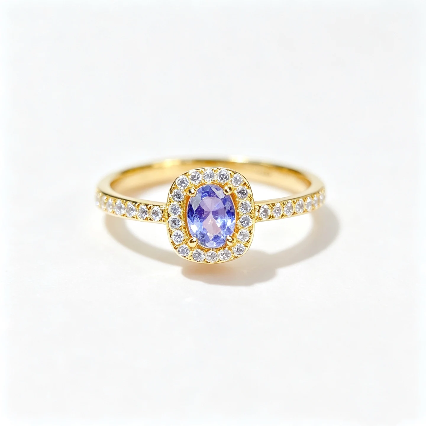Certified 925 Silver Natural Tanzanite Ring 4x5mm Genuine Tanzanite Jewelry Elegant Wedding Birthday Gift for Women