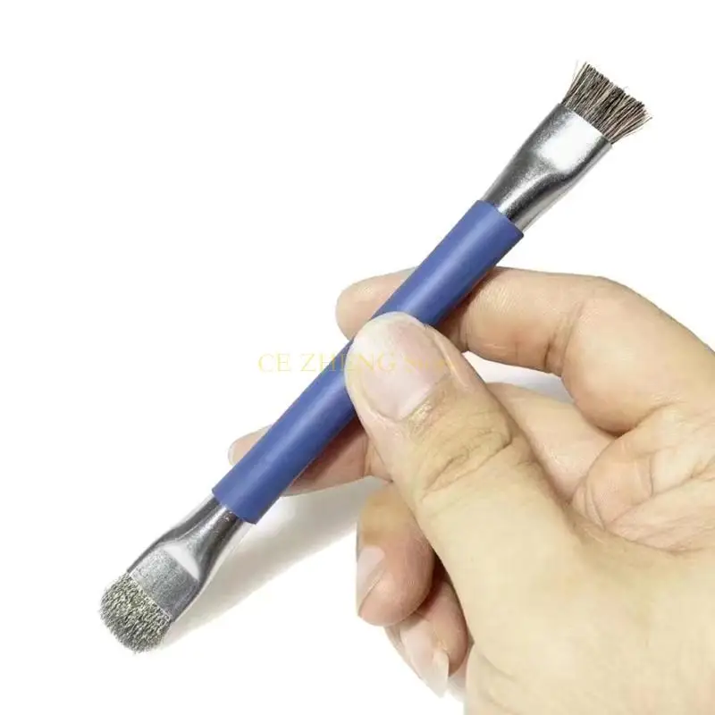 Pennello a doppia testa pulizia anti statica E56B per telefono cellulare