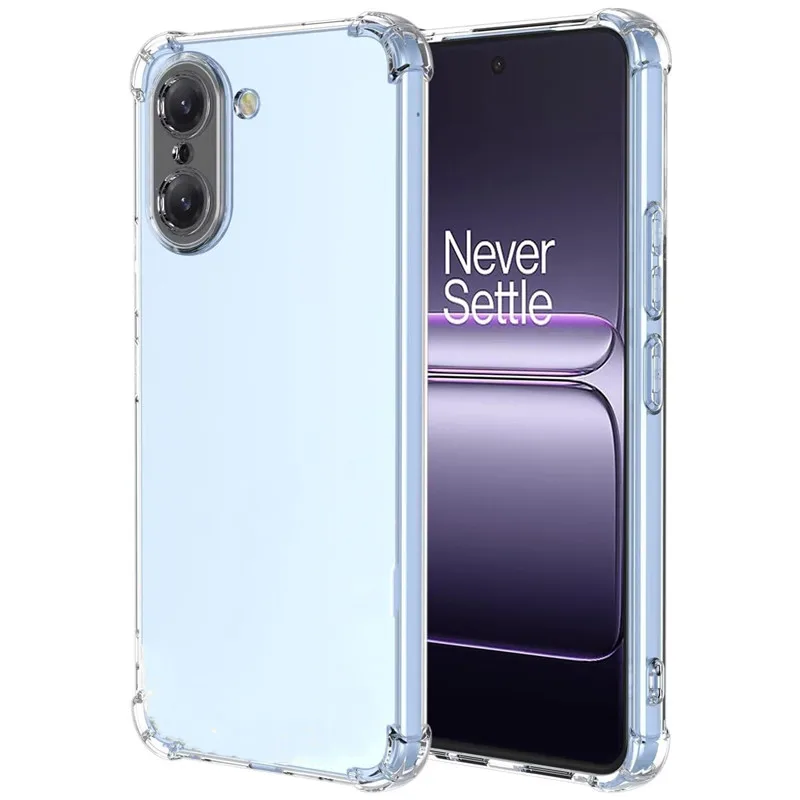 Four-Corners Shockproof Transparent TPU Case for OnePlus Nord 5 CE 5 CE5 5G Protective Cover Clear Capa Shell Coque Fundas