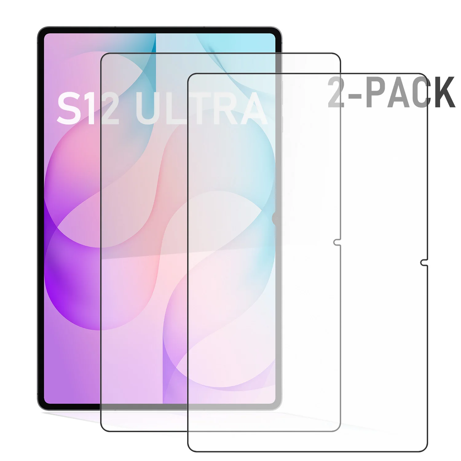 For Samsung Galaxy Tab S12 Ultra HD Tempered Glass Screen Protector Anti Scratch Film On Galaxy Tab S12 14.6 ultra 2-Pieces