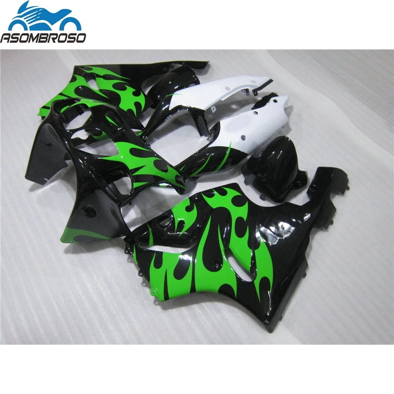 New Arrival Motorcycle for Kawasaki Ninja ZX7R fairing kit 1996-2003 green black fairing set zx7r 96 97 98 99 00 01 02 03 HX21