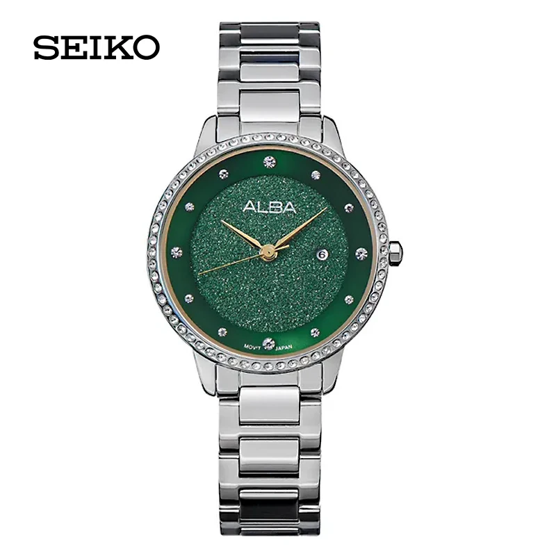 SEIKO ALBA damskie zegarki kwarcowe damskie Business Casual prosty temperament mały wykwintny zegarek damski szkło kryształowe