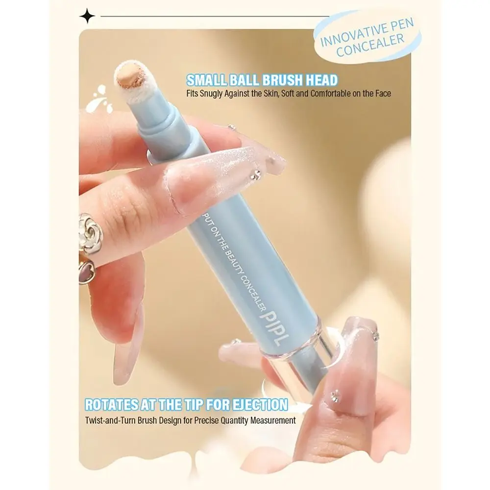 1Pcs Langlebig PIPL Concealer Stift Feuchtigkeitsspendende Abdeckung Akne Narbe Flüssigkeit Make-Up Gesicht Aufhellung Leichte Pulver Creme