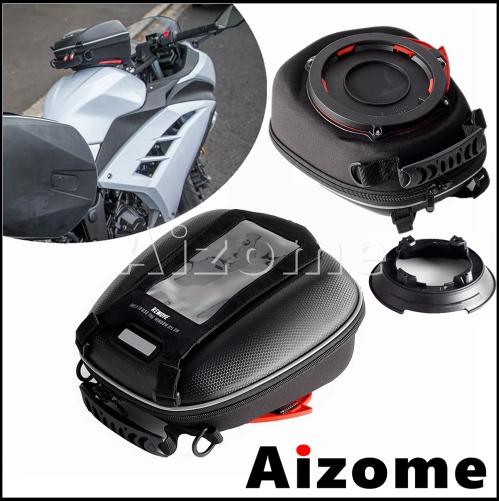 

Saddle Tank Bag Motorcycle Navigation Luggage Backpack For KAWASAKI Z 400 650 900 NINJA 400 650 1000SX KLX230 ZX-6R 10R 17-2022
