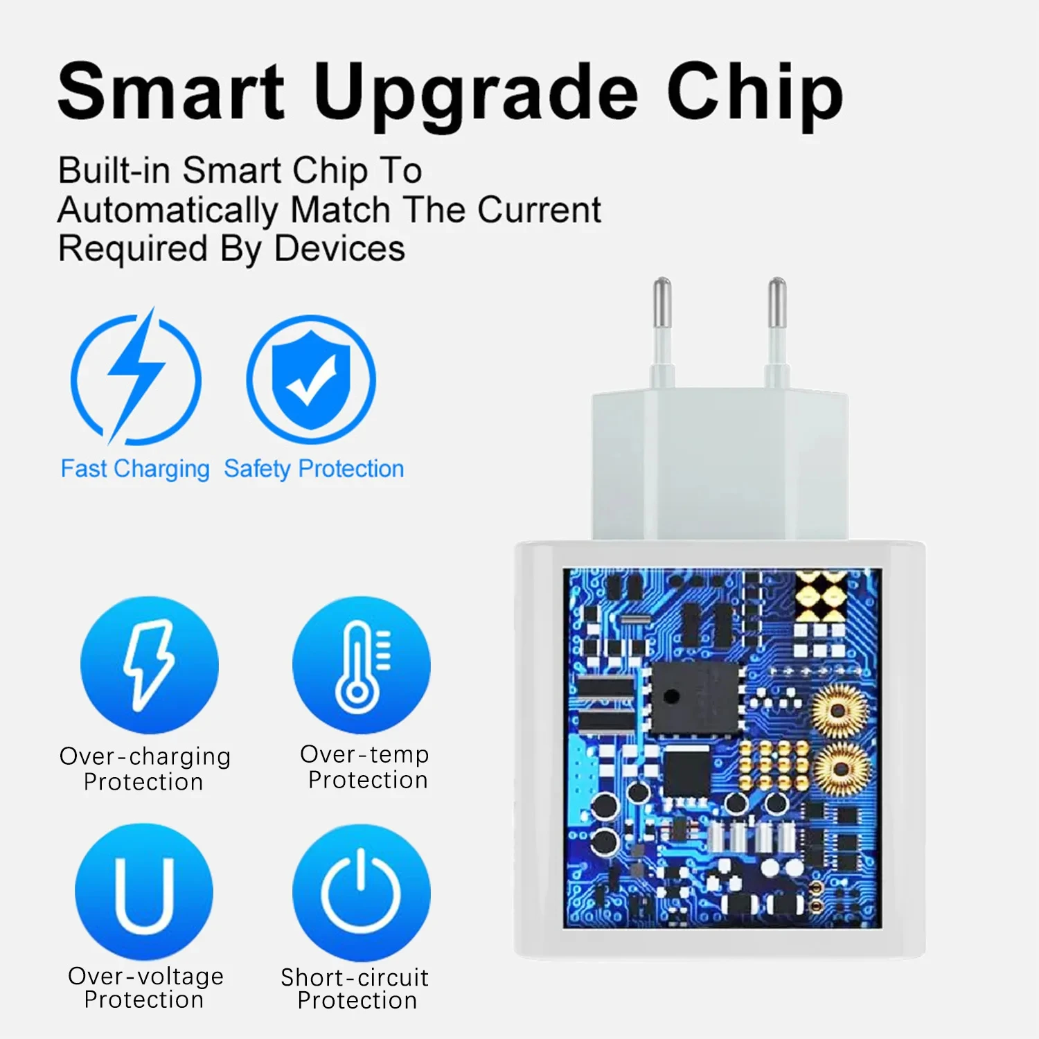 샤오미 USB 고속 충전기 휴대폰 충전기 어댑터, QC 3.0, 삼성 샤오미 화웨이용 6A USB C 타입 케이블, 33W