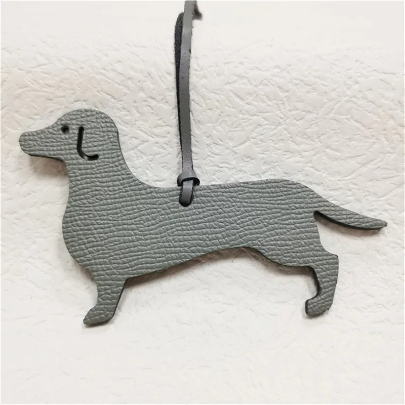 Trendy New Genuine Leather Dog Charm DIY Pendant 2025 Fashion Custom Women Fashion Customized Pendant Bag's Ornaments