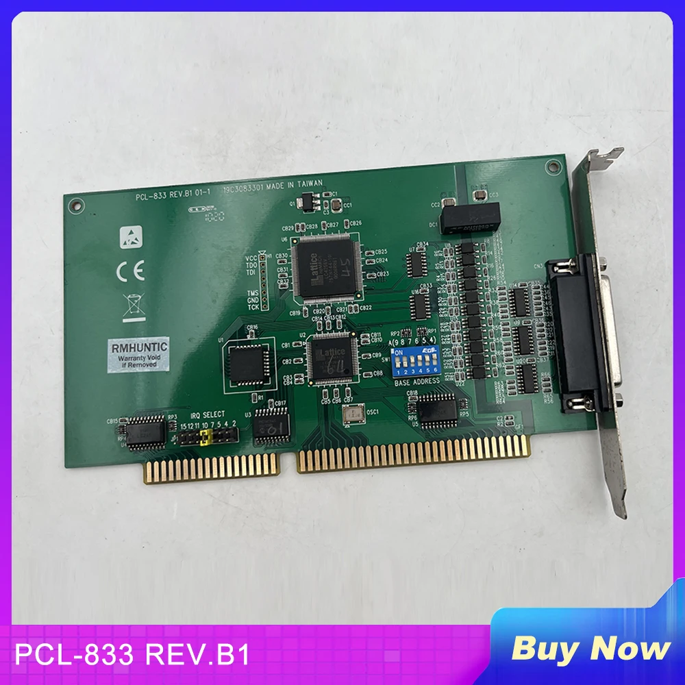 Three Axis Orthogonal Encoder Counter Card For Advantech PCL-833 Rev.B1 01-1