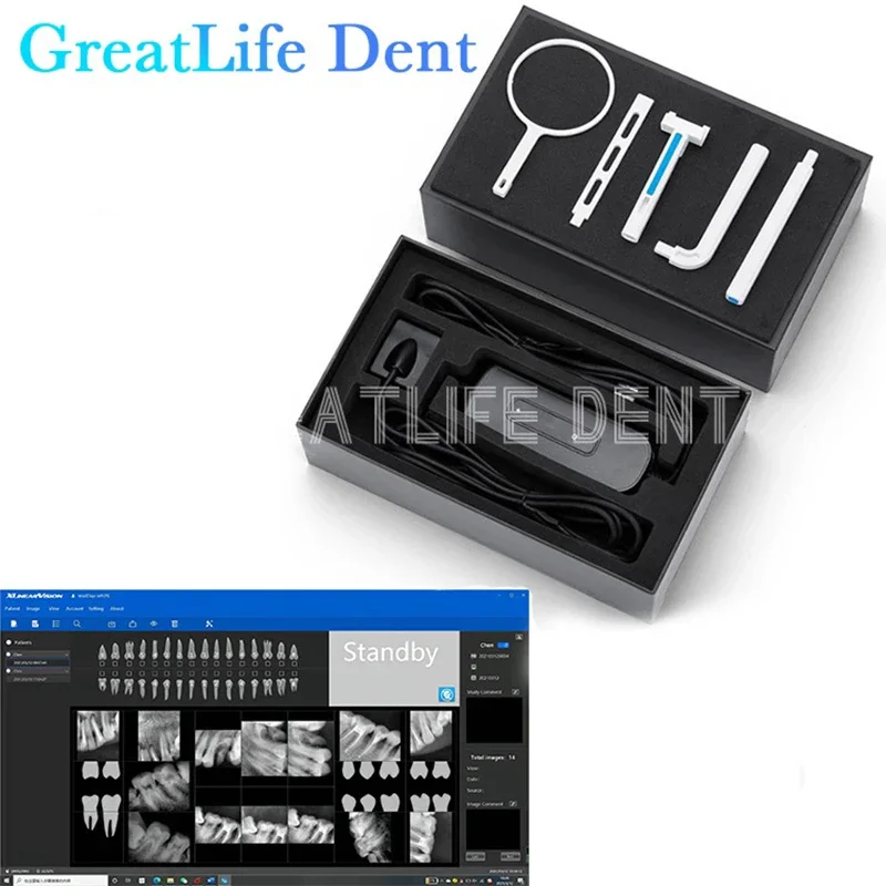 Mexico RU EU In Stock GreatLife Waterproof Original Nanopix Rvg Imaging System CMOS APS Twain Driver Dental Sensor X-Ray Image