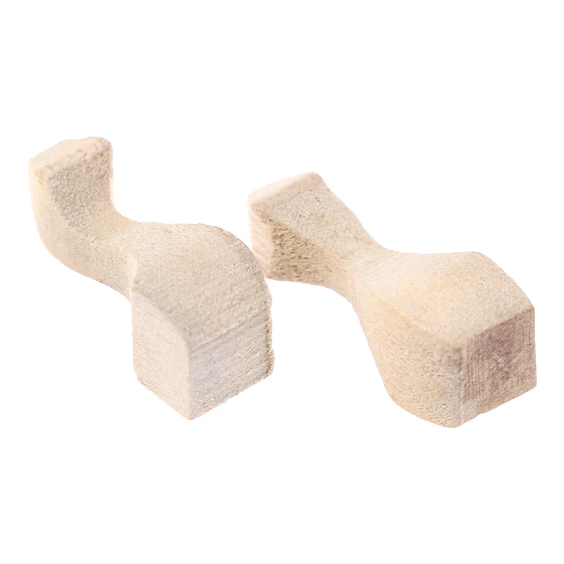 4Pcs/set Dollhouse Miniature Wooden Tea Table Cabinet Sofa Legs Model 1/12 Mini DIY Making Accessories Toys