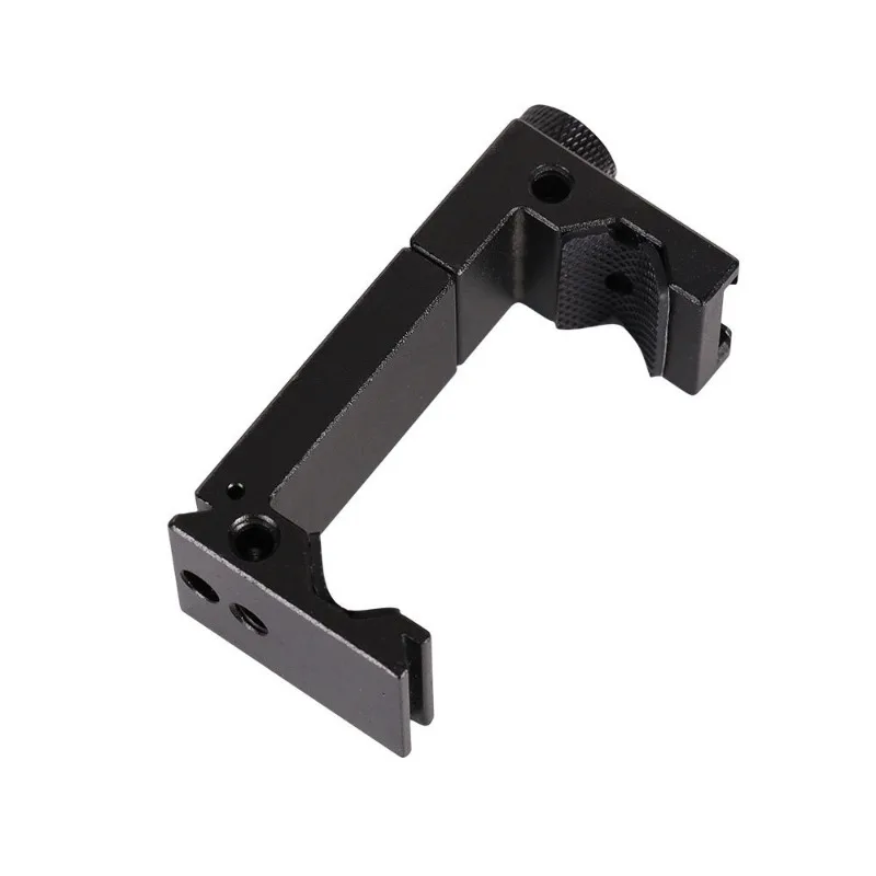 Aluminum Alloy Phone Clamp E Straight Metal Hot Shoe Clip Selfie Desktop Live Stand Holder Accessory
