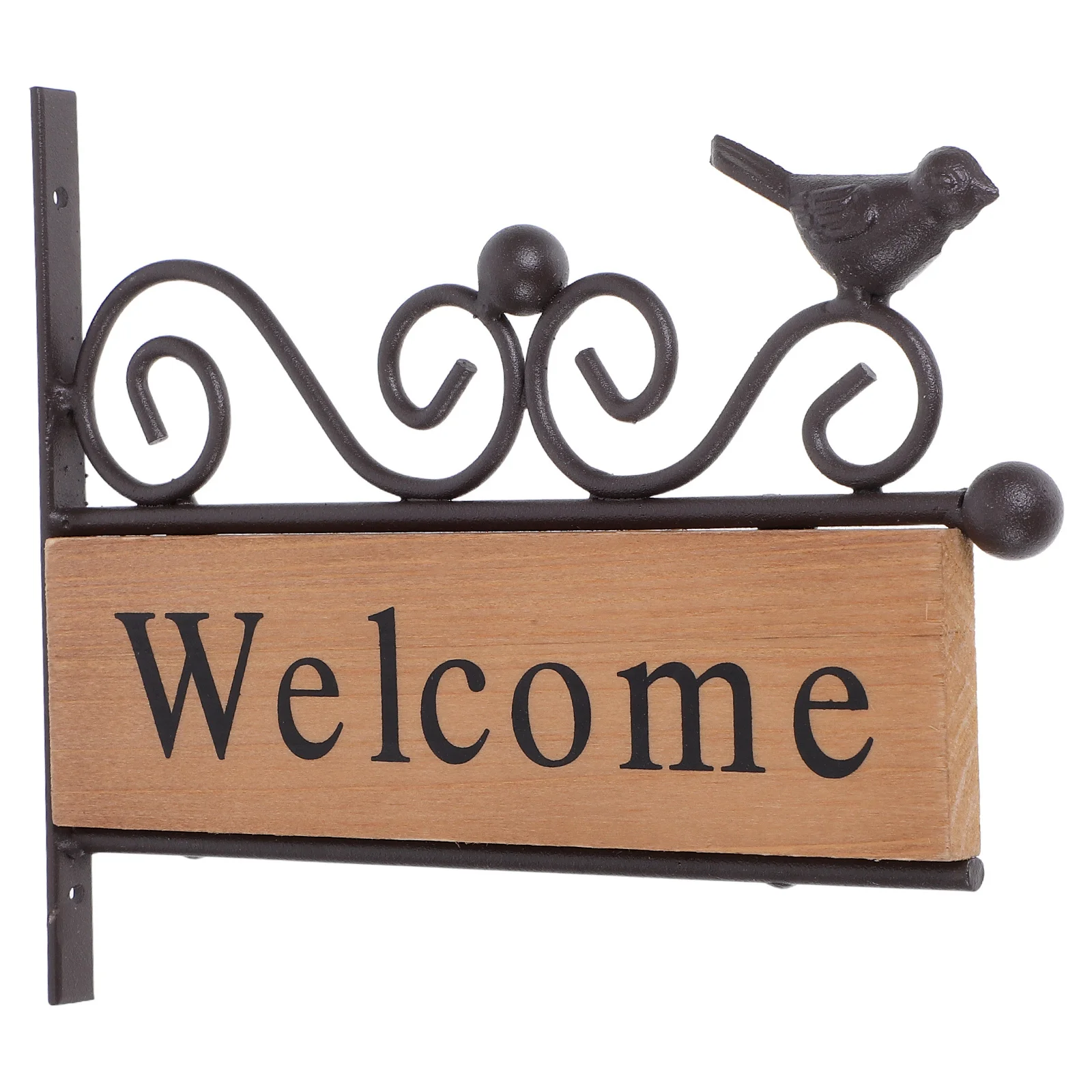 

Wooden Door Welcome Plaque Hanging Wall Decor For Room Cafe Wooden Doorplate Home Natural Wood Doorplate With Hemp Rope