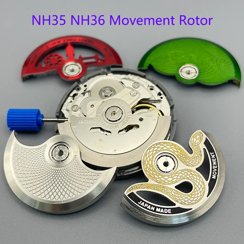 NH35 NH36 Automatic Hammer Rotor Fits NH34 NH38 7S26 7S36 4R35 4R36 6R Movement Pendulum Weight Watch Mechanical Refit Parts
