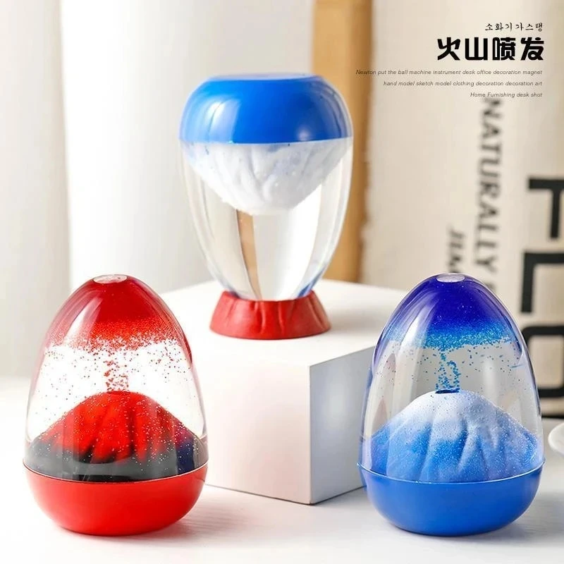 Italy Vesuvius Eruption Suspended Oil Drop Hourglass Creative Water Liquid Volcanic Eruption Ornamental Ornaments Home Decor