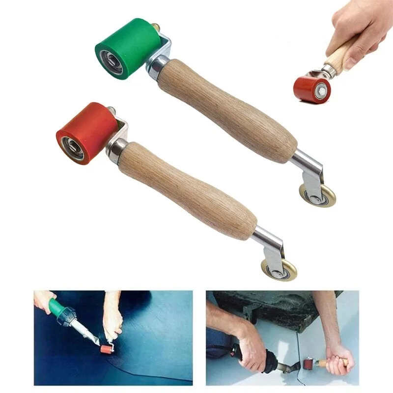 40mm Silicone Hand Roller Plastic Welding Torch Tape Roller for PVC /EPDM Roofing Vinyl Decking Membrane Bearing Pressure Roller