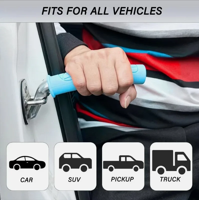 Portable Vehicle Door Support Handle Non-Slip Mobility Aid for Elderly & Disabled, Auto Assist Handle for Limited Mobility