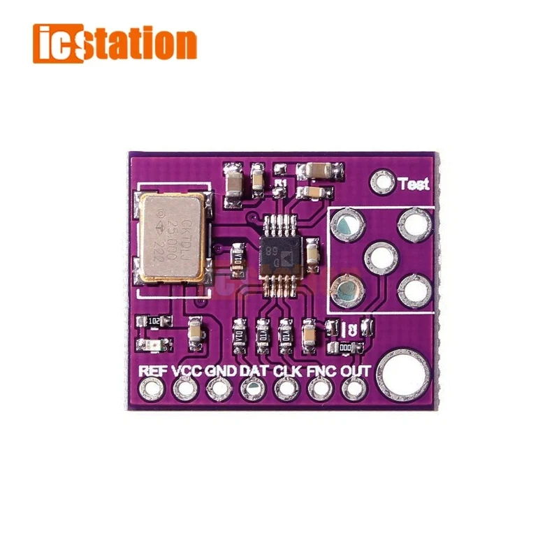 Microprocesadores programables AD9833 AD9833BRMZ onda cuadrada sinusoidal DDS módulo triangular generador único compatible con Arduino