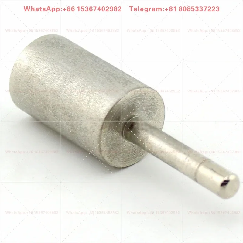 3PCS Coated Rotary Burrs 10/12/14mm Cylinder Head Grinding Bits 6mm Shank 1000 Grit Stone Lapidary Tools
