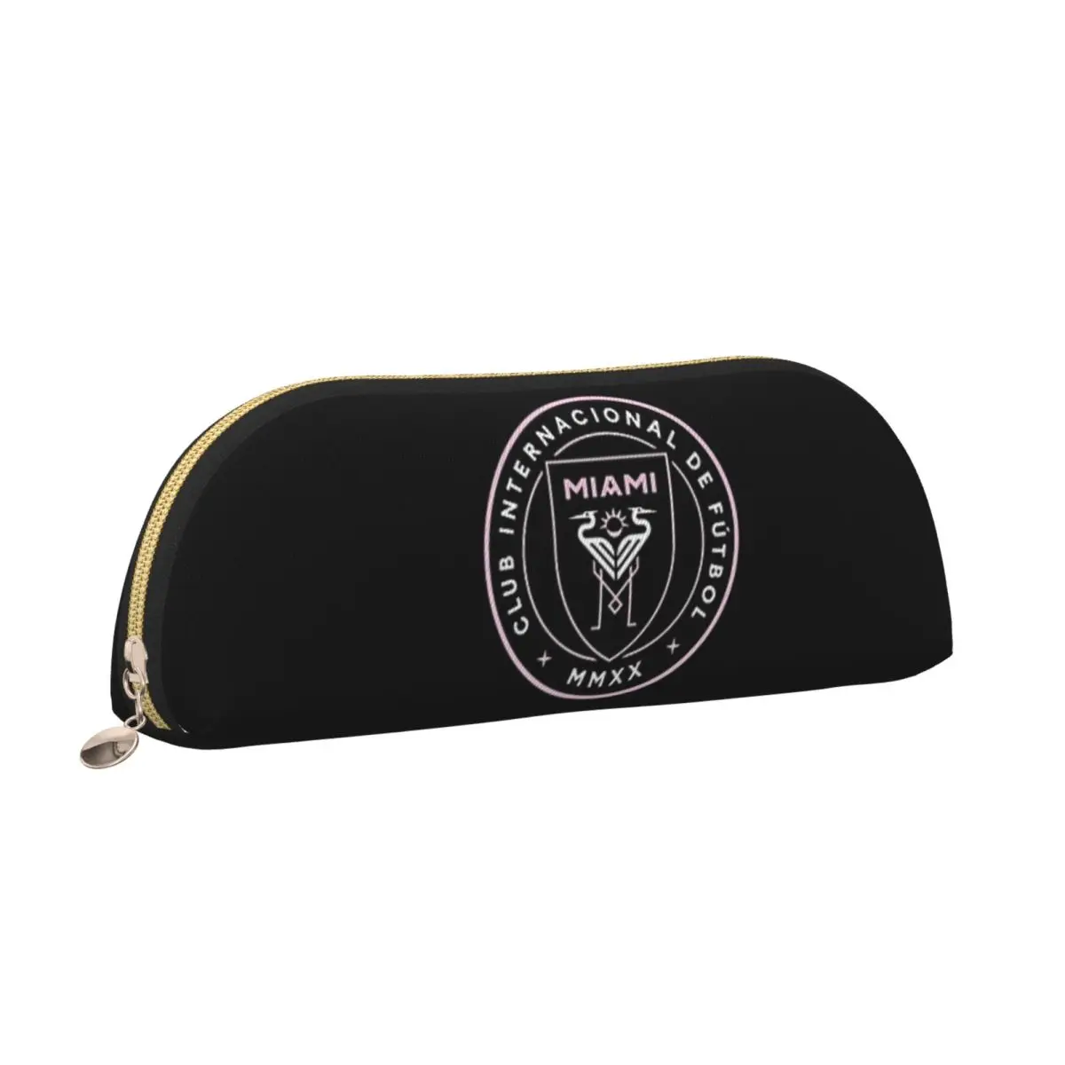 

The-Inter-Miami-Club Pencil Cases Pen Holder Storage Stationery Supplies Large Storage Pen Box Pencil Bag for Studen Gifts