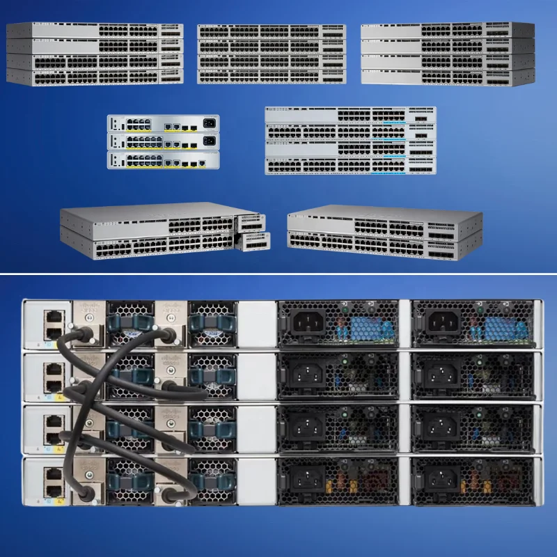 For C9200L-24P-4G-A 24-Port PoE 4x1G Uplink Stackable QoS Switch with 80 Gbps Stacking Bandwidth Original New Box Pack