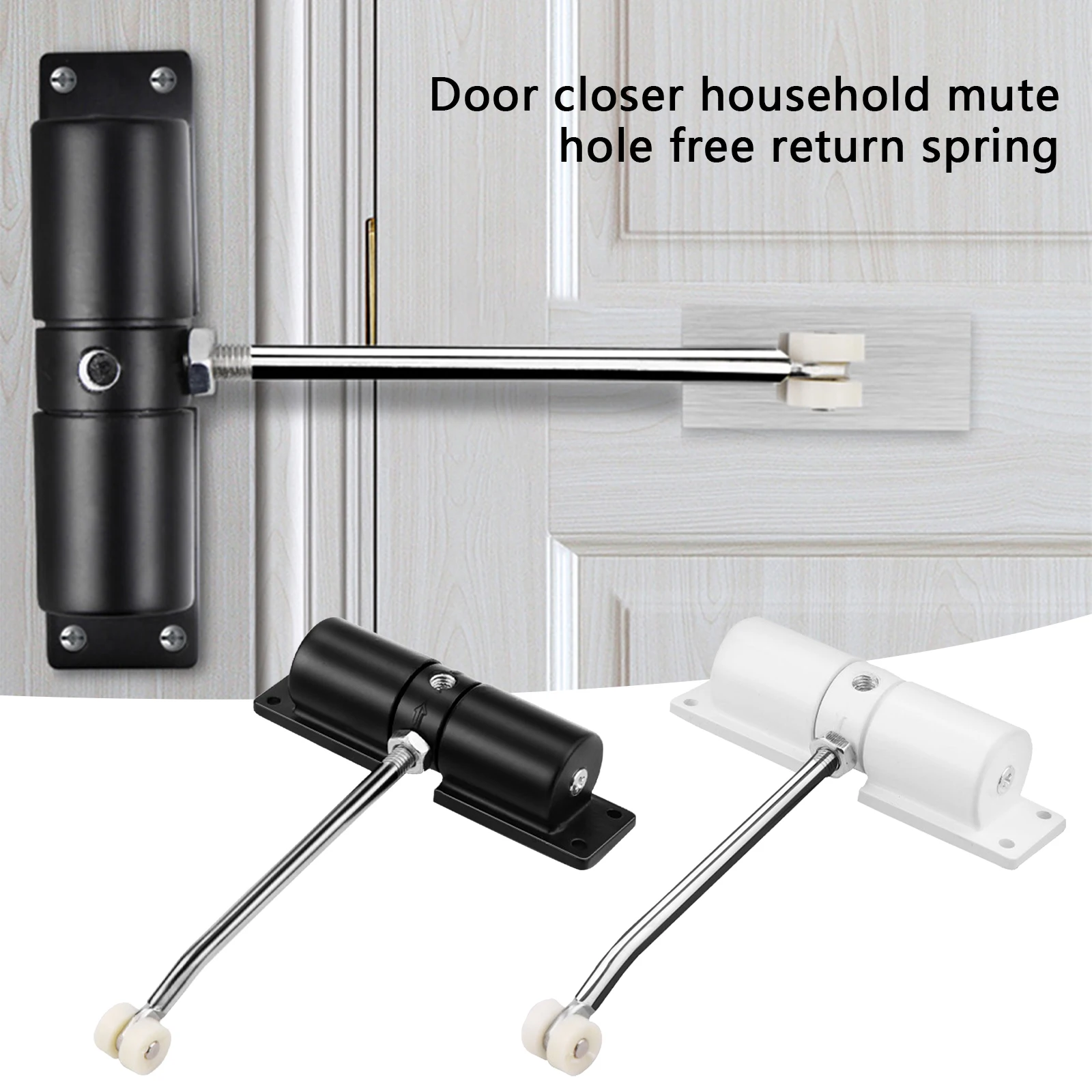 Hydraulic Spring Door Closer, Door Closer For Interior Door Gate Spring, Spring Closer Automatic Adjustable Fire Rated