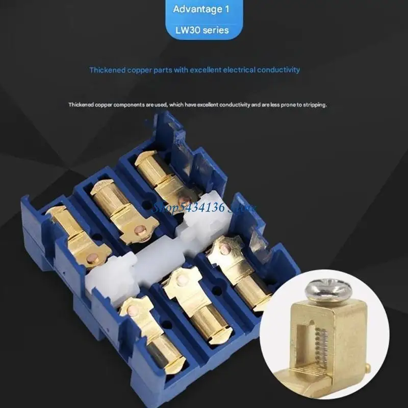 H7ED Waterproof On/OFF Disconnecting Switches 63A Isolator Disconnect Switches For Industrial Equipment Electrical Control