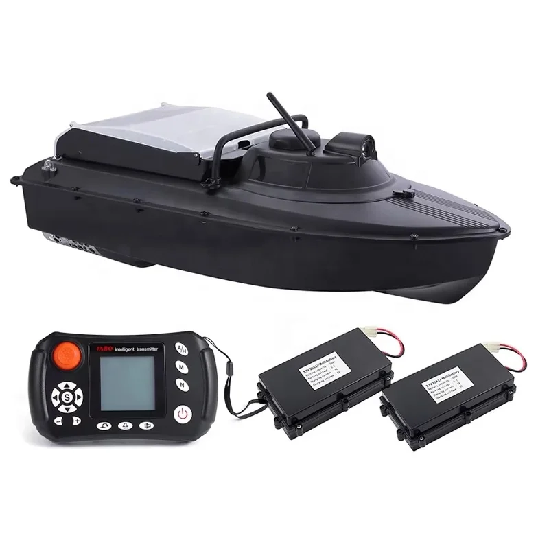 German Warehousing JABO2BG 20A*2 Two Battery Fishfinder Gps Autopilot Sonar  Jabo Rc Fishing Bait Boats