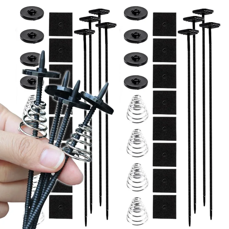 

Car Universal Electric Cooling Fan Ventilator Mounting Kit Car Electric Fan Mounting Kit Easy To Install for Honda BMW Audi 2Set