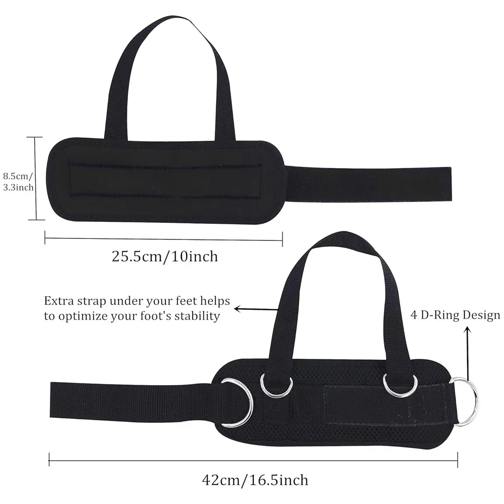 Sangles de rinçage pour accessoires de machine à câble, structure réglable, adaptées aux hommes et aux femmes, mancommuniste de rinçage en néoprène pour le dos de la fessier