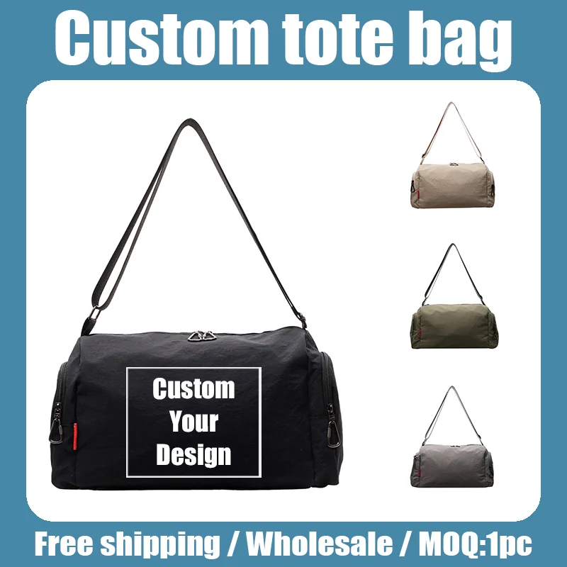 

Сумка с логотипом на заказ для женщин и мужчин, спортивная сумка на открытом воздухе, большая вместительная сумка для йоги, сумка для фитнеса, сделай сам, оптовая продажа