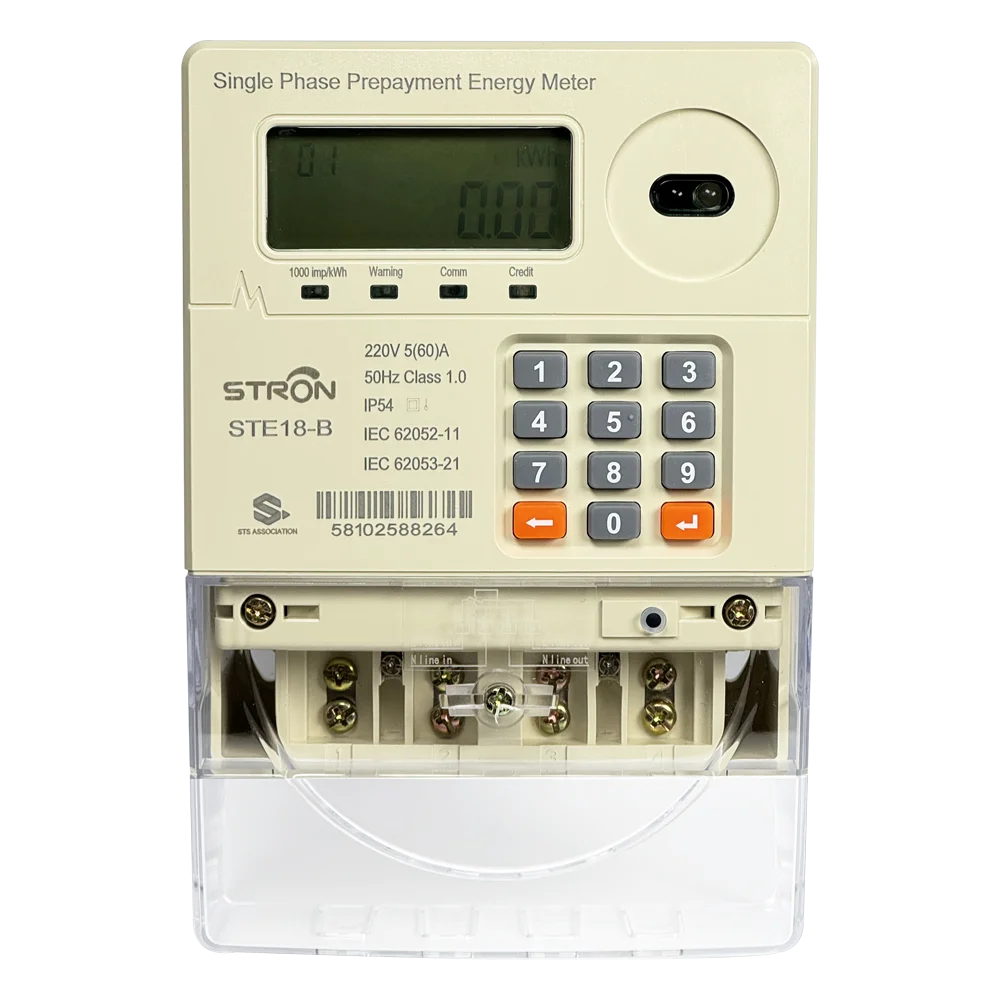 

5pcs STS Single Phase Smart Electricity Meter for Smart Grid & Vending System Energy Meter for Remote Access