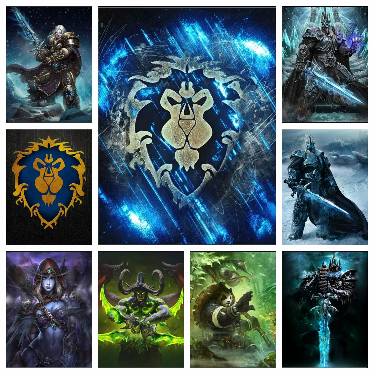 

Вышивка крестиком, полная дрель, картина World Of Warcraft, классическая горячая игра, алмазная вышивка, картина, мозаика, кристалл, ремесло, домашний декор